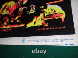 #1868 Scarface- Black Light Poster 23x 35 Flocked