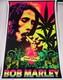 #1872 Bob Marley Black Light Poster 24x36
