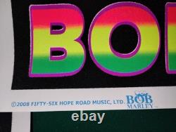 #1872 Bob Marley Black Light Poster 24x36
