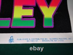 #1872 Bob Marley Black Light Poster 24x36