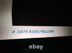#1875 KISS /YELLOWithWORLD DOMINATION BLACK LIGHT POSTER- 24X36