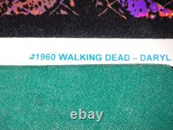 #1960 Walking Dead Daryl (flocked) Black Light Poster