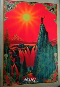 1960's Black Light Poster Iconic Garden of Eden-by Bunnell-35x23 RARE Original