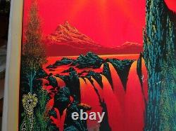 1960's Black Light Poster Iconic Garden of Eden-by Bunnell-35x23 RARE Original