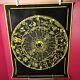 1960s Black Light Poster Velvet Metaphysical Chart 21x24 Authentic Vintage Art