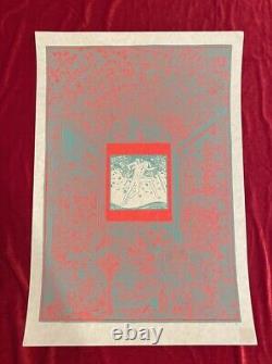 1960s Original Black-light Psychedelic Poster Hambly Studios Very RARE