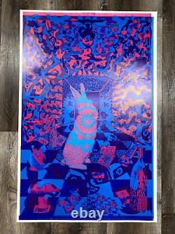 1967 Joseph McHuge Overprint Poster Grateful Dead B Side Double 23x35 Rare