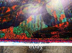 1967 Joseph McHuge Overprint Poster Grateful Dead B Side Double 23x35 Rare