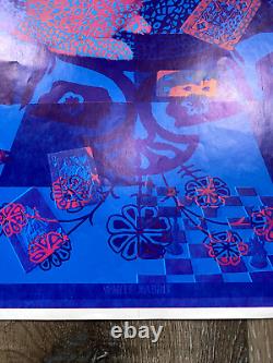 1967 Joseph McHuge Overprint Poster Grateful Dead B Side Double 23x35 Rare