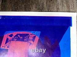 1967 Joseph McHuge Overprint Poster Grateful Dead B Side Double 23x35 Rare
