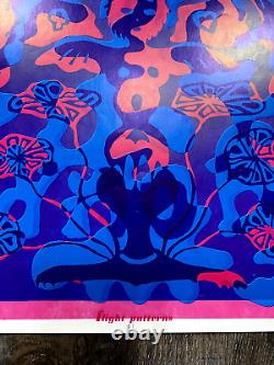 1967 Joseph McHuge Overprint Poster Grateful Dead B Side Double 23x35 Rare
