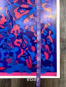 1967 Joseph McHuge Overprint Poster Grateful Dead B Side Double 23x35 Rare