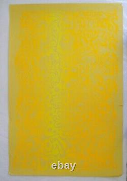 1967 Mellow Yellow Psychedelic Black Light Poster by Artko