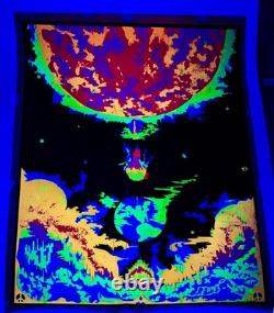 1968 Dream Merchants Blacklight Poster Obliviation by Nadziejko Fluorescent