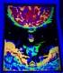 1968 Dream Merchants Blacklight Poster Obliviation By Nadziejko Fluorescent