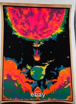 1968 Dream Merchants Blacklight Poster Obliviation by Nadziejko Fluorescent