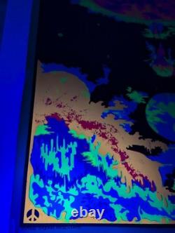 1968 Dream Merchants Blacklight Poster Obliviation by Nadziejko Fluorescent