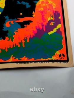 1968 Dream Merchants Blacklight Poster Obliviation by Nadziejko Fluorescent