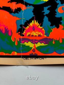1968 Dream Merchants Blacklight Poster Obliviation by Nadziejko Fluorescent