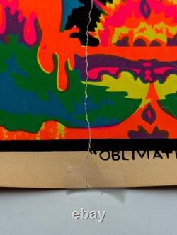 1968 Dream Merchants Blacklight Poster Obliviation by Nadziejko Fluorescent