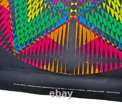 1968 Star Mandala Psychedelic Kaleidoscope Nancy Parker Blacklight Poster