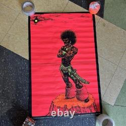 1969 BLACKLIGHT WARRIOR I POSTER HB11 22x34 RR-G65 VP / B4B