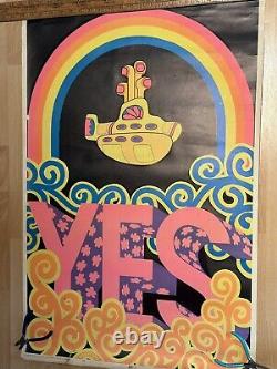 1969 CELESTIAL ART ROBERT LEWIS YES PSYCHEDELIC YELLOW SUBMARINE Beatles Sampl