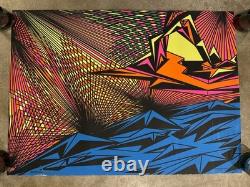 1969 Euphoric Phase Vintage Original Black light Poster Ivan Paslavsky Third Eye