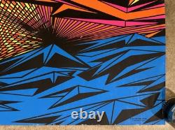 1969 Euphoric Phase Vintage Original Black light Poster Ivan Paslavsky Third Eye