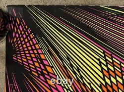 1969 Euphoric Phase Vintage Original Black light Poster Ivan Paslavsky Third Eye