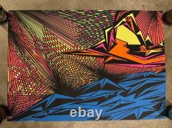1969 Euphoric Phase Vintage Original Black light Poster Ivan Paslavsky Third Eye