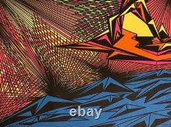 1969 Euphoric Phase Vintage Original Black light Poster Ivan Paslavsky Third Eye