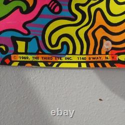 1969 Hippie Blacklight Poster IN MY ROOM Gary Edwards, Third Eye Psychedelic