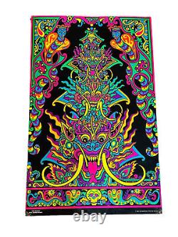 1969 NOS Sealed Krishna 900 Blacklight Poster Orlando Macbeth The Third Eye