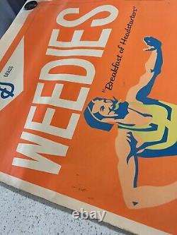 1969 WEEDIES Breakfast of Headstarters DENNIS DENT BlackLight Litho POSTER