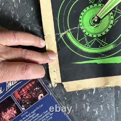 1970 BLACK LIGHT BIKER POSTER LADY GODIVA JMS Generation Gap RR7-Y01