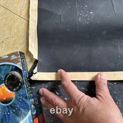 1970 BLACK LIGHT BIKER POSTER LADY GODIVA JMS Generation Gap RR7-Y01