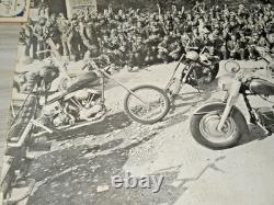 1970 FTW Bandidos Harley MC Houston Blacklight Poster Co Biker Poster 1% RARE