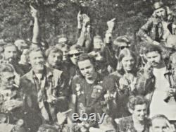 1970 FTW Bandidos Harley MC Houston Blacklight Poster Co Biker Poster 1% RARE