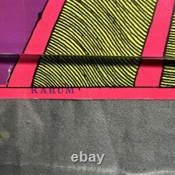 1970 KARUM Flying Dutchman Press Vintage Blacklight Poster 26x20 RARE FIND