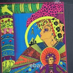 1970 KARUM Flying Dutchman Press Vintage Blacklight Poster 26x20 RARE FIND