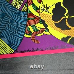 1970 KARUM Flying Dutchman Press Vintage Blacklight Poster 26x20 RARE FIND