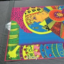 1970 KARUM Flying Dutchman Press Vintage Blacklight Poster 26x20 RARE FIND