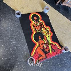 1970 MAN & WOMAN 1970 HOUSTON BLACKLIGHT POSTER 22x33.5 RR-Y75 VP / B3B