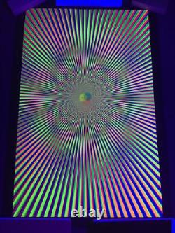 1970 Salvatore bovoso gemini rising Psychedelic Blacklight Poster 35.5Lx23.5W