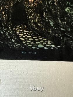 1970's Very Rare Tree House Blacklight poster, Wester Grapgics, Vintage-Original