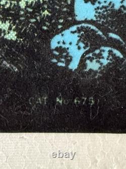 1970's Very Rare Tree House Blacklight poster, Wester Grapgics, Vintage-Original