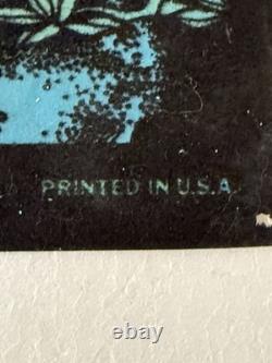 1970's Very Rare Tree House Blacklight poster, Wester Grapgics, Vintage-Original