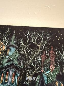1970's Very Rare Tree House Blacklight poster, Wester Grapgics, Vintage-Original