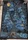 1970's Very Rare Tree House Blacklight Poster, Wester Graphics, Vintage-original